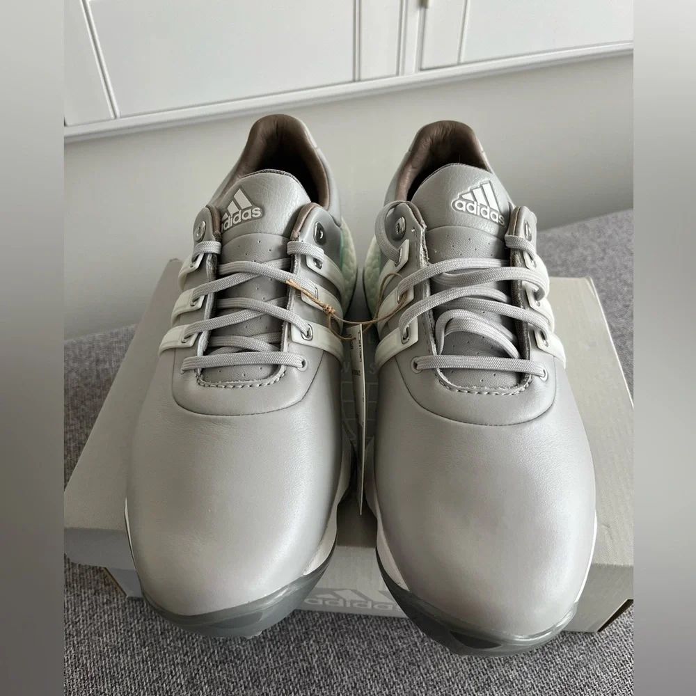 ADIDAS W TOUR360 22 Women’s Gray & Green Golf Shoe Size 7 1/2 - Picture 4 of 8